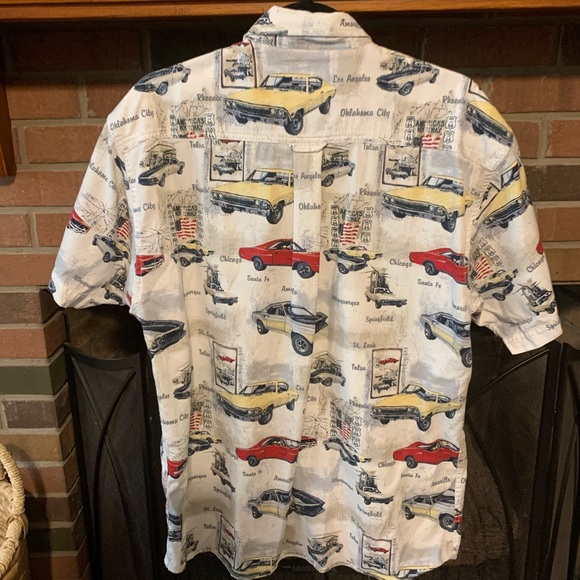 M/L vintage American Classics Muscle Car Casual Shirt - Picture 2 of 10